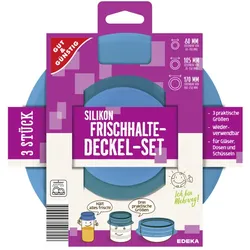Gut& Günstig Silikon Frischhaltedeckel-Set 3ST