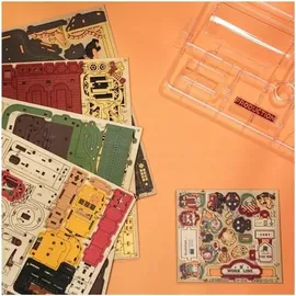 Robotime Technology ROKR 3D-Holz-Puzzle Dream Gift Factory