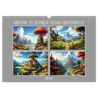 Calvendo Reise in einer Märchenwelt (Wandkalender 2026 DIN A3