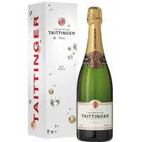(0.75l= 77,27/1l) Taittinger Brut · Réserve in Geschenkverpackung