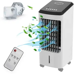 TroniTechnik® Mobiles Klimagerät 4in1 Klimaanlage Luftkühler LK03 Ventilator, inkl. Fernbedienung, Filter, 3in1 Air Cooler