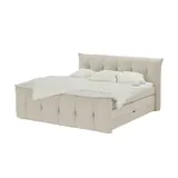 Switch Boxspringbett mit Bettkasten Sofia ¦ beige ¦ Maße (cm): B: 164 H: 113