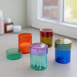 REMEMBER Glasdosen-Set "Cosima" - 4tlg.-Set aus Glas - H 9 cm, Ø 7,5 cm
