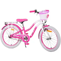 TPFSports Lovely Kinderfahrrad - Mädchen - 20 Zoll - 2 Handbremsen - Rosa