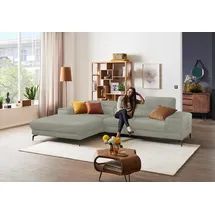 W.Schillig Eckcouch Chenille 3-Sitzer Grau
