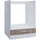 Kontor-Hermsen Unterschrank Backofenschrank 60 x 0 x 0 cm Braun