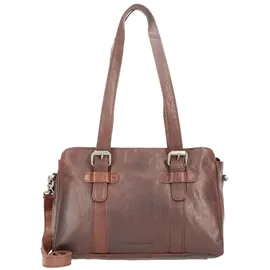 Spikes & Sparrow Umhängetasche Bronco Shoulderbag M Dark Brown