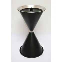 Standaschenbecher Diabola 71x40cm schwarz SZAGATO Made in Germany Aschenbecher für draußen mit Deckel Standaschenbecher Stand Aschenbecher outdoor
