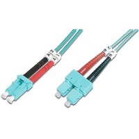 Digitus LWL Duplex Kabel, OM3, 2x LC Stecker/2x SC
