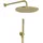 Ideal Standard Idealrain Armaturenpaket Unterputz-Wandanschluss Stabhandbrause Brushed Gold BD825A2
