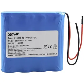 XCell Spezial-Akku 18650 3500 mAh 4 St.