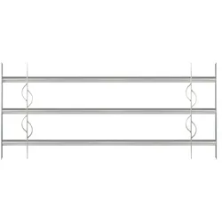 Alberts Fenstergitter Secorino Style 1000 - 1500 x 450 mm Ausziehgitter