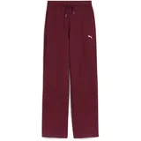 Puma CLASS COMFORT PINNACLE HIGH-WAIST STRAIGHT PANTS TR OP Jogginghose Rot M