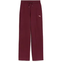 Puma CLASS COMFORT PINNACLE HIGH-WAIST STRAIGHT PANTS TR OP Jogginghose Rot M