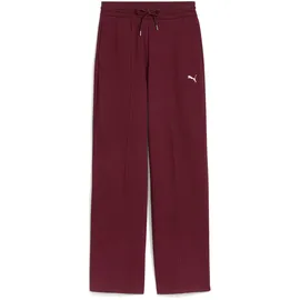Puma CLASS COMFORT PINNACLE HIGH-WAIST STRAIGHT PANTS TR OP Jogginghose Rot M