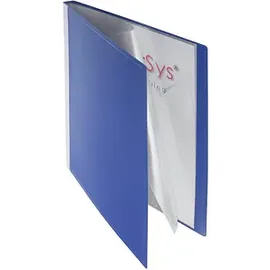 FolderSys Sichtbuch A4 Blau 20 Hüllen