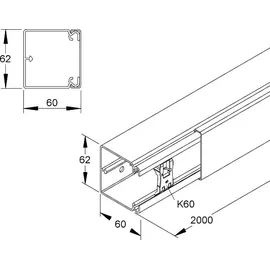 Kleinhuis HKL Kanal rws 60x90 RAL9010 HKL6090.3