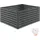 Tectake Hochbeet Pflanzbeet 120 x 100 x 62 cm Grau