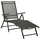 vidaXL Garten-Lounge-Set 3-tlg. schwarz