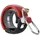 Knog Oi Luxe Fahrradklingel Small 22,2 mm schwarz/rot