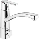 Heinrich Schulte Spültischmischer Heinrich Schulte Alpha 300 mit Geräteanschlussventil, Ausladung 206 mm, chrom - Z059807-00010