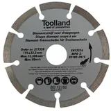 Toolland Diamant-trennscheiben-set Sägeblatt 150 mm 2-tlg