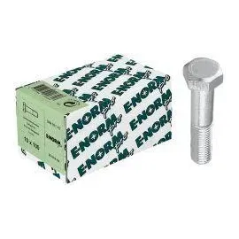 Joseph Dresselhaus GmbH & Co. KG Sechskantschraube DIN 931 8,8 galZn M10 x 40 100 Stück