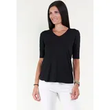 Seidel Moden V-Shirt Schwarz 42