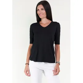 Seidel Moden V-Shirt Schwarz 42