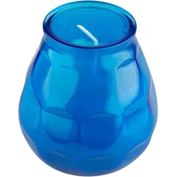 Windlicht Twilight, Bolsius Professional, 70 Std., 10,4x9,9cm - blau (1 Stk.)