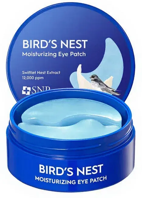 Bird's Nest Feuchtigkeitsspendende Augenpads 60 Stück