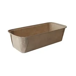 Papstar Pure Backformen, eckig 87118 , 1 Packung = 25 Stück, 10,8 x 23 cm