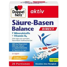 Doppelherz Aktiv Säure-Basen Balance Direct Pellets 20 St.