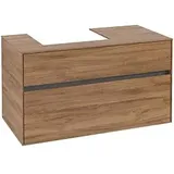 Villeroy & Boch Collaro Waschtischunterschrank C01400RH 100x54,8x50cm, Waschtisch links, Kansas Oak