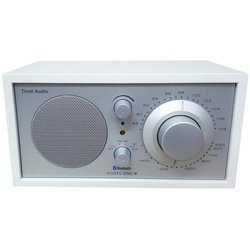 Tivoli Audio Model ONE BT Weiß/Silber UKW-Radio (AM-Tuner,FM/UKW-Tuner,Bluetooth-Empfänger,Retro-Radio) weiß