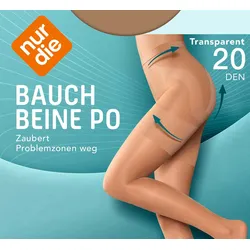 NUR DIE Damen figurformende Feinstrumpfhose Bauch-Beine-Po 20 DEN