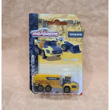 MAJORETTE – Volvo Baustellenfahrzeuge – Bagger, Kipplaster, Radlader, Betonmischer, Knicklenker, LKW mit Container, Lieferung 1 Stück- zufälliges Modell,Spielzeugautos aus Metall