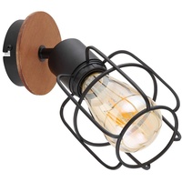 GLOBO Lighting Wandleuchte WILLA, Schwarz - Metall - 22