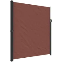vidaXL Seitenmarkise Ausziehbar Braun 220x500 cm