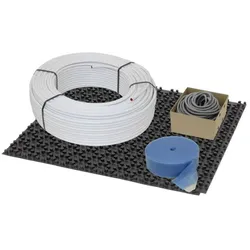 50 m2 Set Noppensystem 11 mm WLG 040 16x2 Alu-Verbundrohr Raster 10 cm + Zubehör