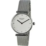 REGENT Damen Armbanduhr Analog Metallarmband silber D2UR2251588 - Silber