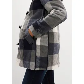 bonprix Woll-Umstandsjacke mit Teddyfutter / Tragejacke, blau, Gr.34, Gemütliche Woll-Umstandsjacke für die gesamte Schwangerschaft und danach. Der Baby-Einsatz dient nur zum Schutz bei Wind und Wetter, nicht als Tragefunktion!