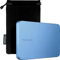 Toshiba Canvio Flex 2 TB USB-C Blau Metallic