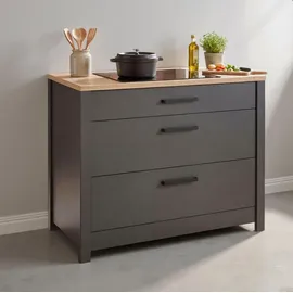 Interlink Unterschrank Veneto 100 x 60 x 92 cm Grau