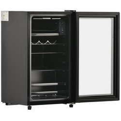 Gotagee Kühlschrank Mini-Kühlschrank Leise Energieeffizient 76L Kühlschrank Gefrierschrank SC-76A schwarz