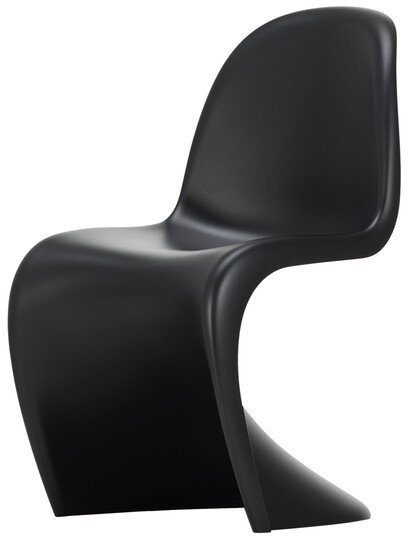 Vitra Freischwinger Panton Chair schwarz, Designer Verner Panton, 86x50x61 cm