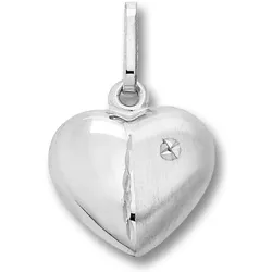 Ketten-Anhänger ONE ELEMENT "Herz Herz Anhänger aus 925 Silber", silber, Schmuckanhänger, Damen, Silber 925 (Sterlingsilber), für Damen – elegant, modern & vielseitig kombinierbar