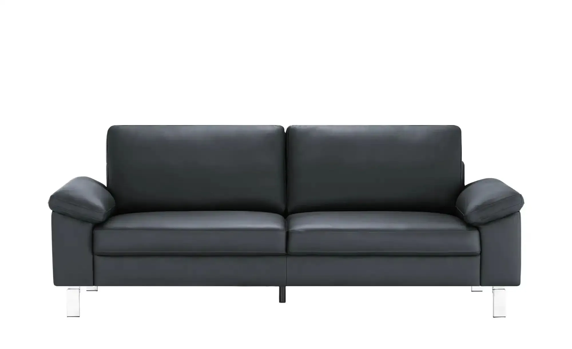 Einzelsofa aus Echtleder Bena , blau , Maße (cm): B: 228 H: 86 T: 97.0