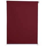 Jet-Line Balkon Rollo Outdoor Sichtschutzrollo 1 6 x 2 3 m bordeaux Außenrollo