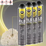 4x Bauschaum Montageschaum K2 FILO 750 ml Pistolenschaum Klebeschaum Flexifoam